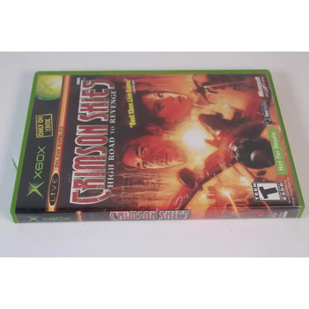 Crimson Skies High Road Revenge (Microsoft Xbox, 2003) Complete, tested